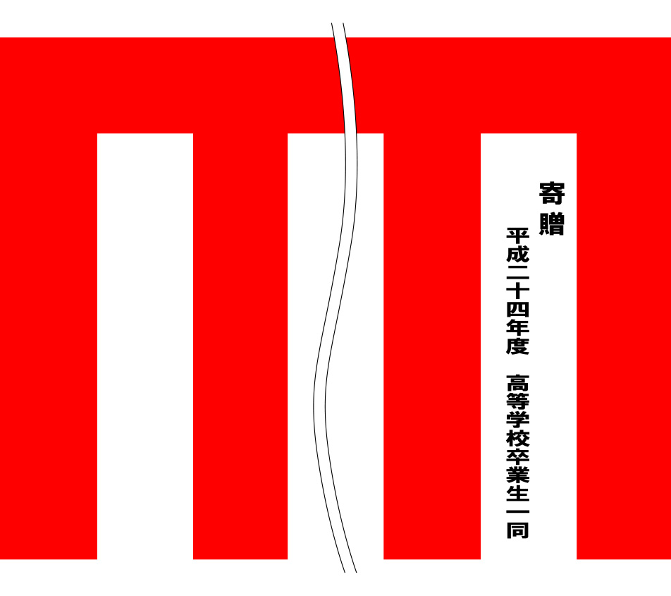 高等学校卒業生一同 原稿案