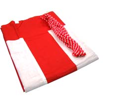 紅白幕（70cm*1間、綿） | 紅白幕本舗